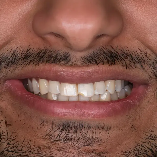 Before - تحسين سريع للابتسامة بقشور مركبة